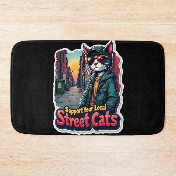 Item preview, A heart for stray cats – show it! designed and sold by ArtCreator2023.