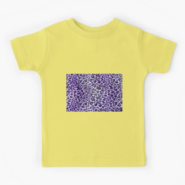 ★LECYTO★ Leopard Trail TShirtPurple Generic Animal Skin Purple Color Leopard Women's Classic-Fit