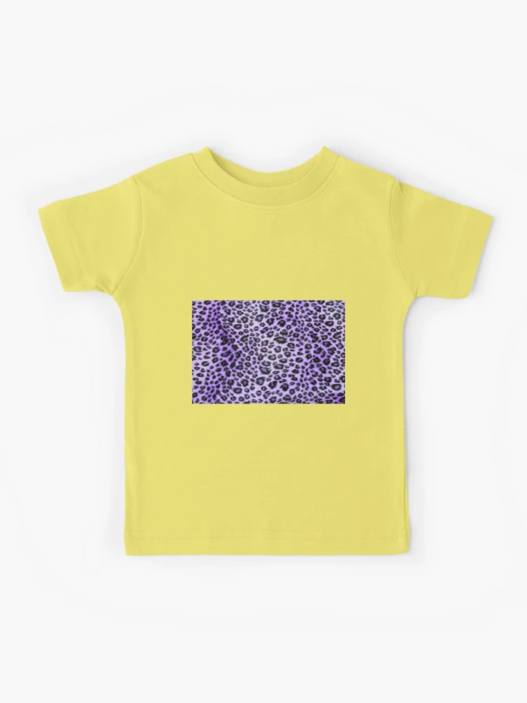 ★LECYTO★ Leopard Trail TShirtPurple Generic Animal Skin Purple Color Leopard Women's Classic-Fit