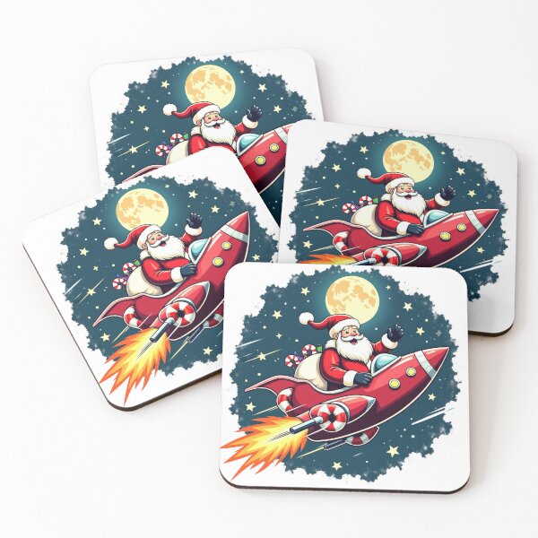 Item preview, Santa's Rocket Ride - Christmas Adventure in Space designed and sold by SakkharinT-Cad.