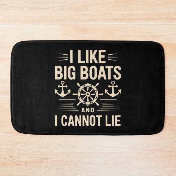 Item preview, Big Boats Enthusiast Quote with Nautical Anchors designed and sold by love3617.