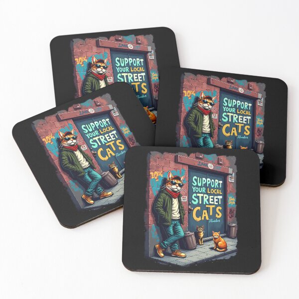 Item preview, Help your local street cats with heart designed and sold by ArtCreator2023.