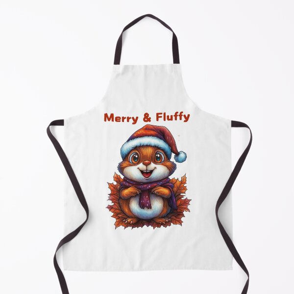 Item preview, Merry & Fluffy, Christmas Hamster, Festive Pet Design, Holiday Animal Art, Santa Hat Hamster designed and sold by BukkyStory.