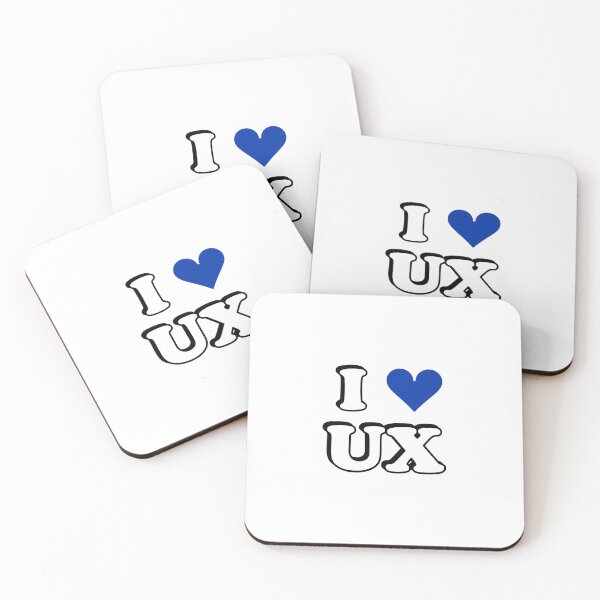 Item preview, I love UX - UX designer designed and sold by Inspirationmotivation.