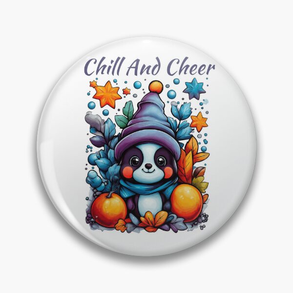 Item preview, Chill And Cheer, Festive Panda Art, Winter Animal Design, Holiday Panda Illustration, Cute Seasonal Animal designed and sold by BukkyStory.