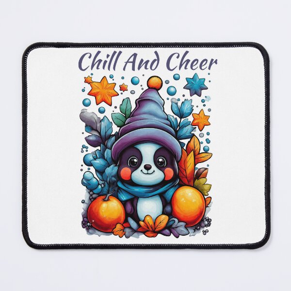 Item preview, Chill And Cheer, Festive Panda Art, Winter Animal Design, Holiday Panda Illustration, Cute Seasonal Animal designed and sold by BukkyStory.