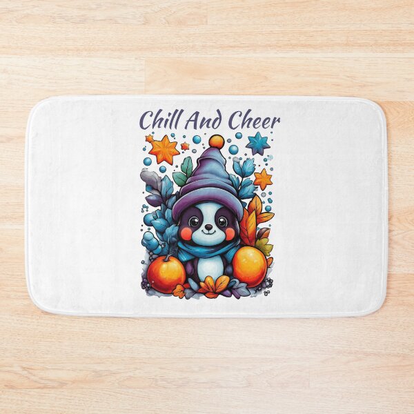 Item preview, Chill And Cheer, Festive Panda Art, Winter Animal Design, Holiday Panda Illustration, Cute Seasonal Animal designed and sold by BukkyStory.