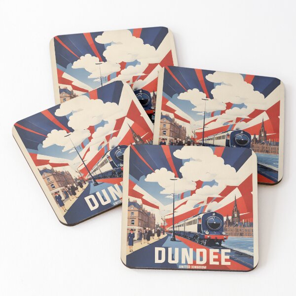 Item preview, Dundee United Kingdom Vintage Travel Tourism  designed and sold by TravelersGems.
