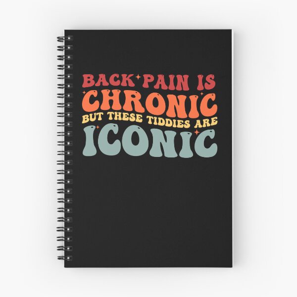Item preview, Back Pain Is Chronic But These Tiddies Are Iconic Funny Groovy designed and sold by Amineharoni.