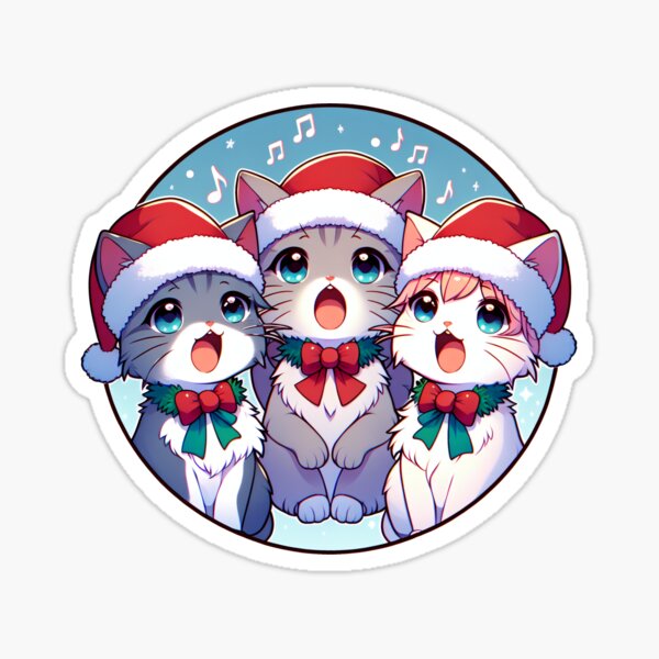 Artikel-Vorschau von Katzen singen Weihnachtslieder, designt und verkauft von Kobeko.