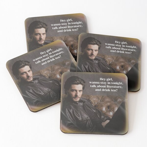 Item preview, Ben Barnes Fan Art: Hey Girl Meme - Drink Tea designed and sold by Nicola Delacoeur.