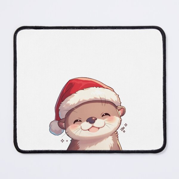 Item preview, Your cute happy friend christmas otter designed and sold by PatternFly.