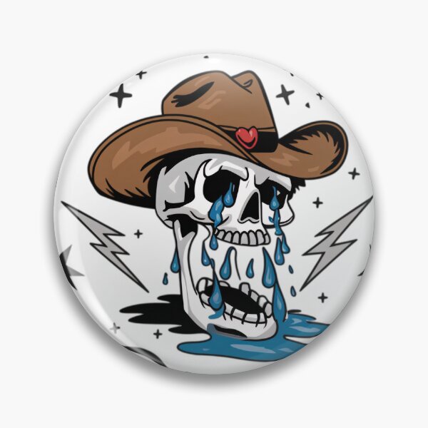 Item preview, Living the Cowboy Dream - Western Skull Art designed and sold by Charlietule.