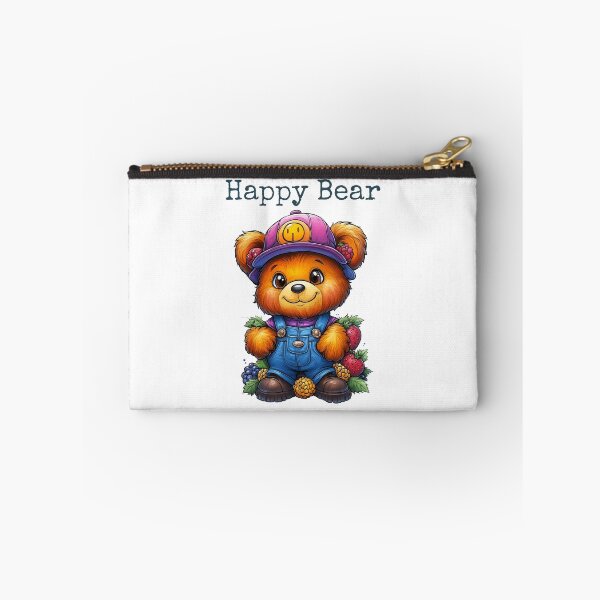 Item preview, Happy Bear, Berry Bear Art, Cute Bear Design, Cartoon Bear Illustration, Whimsical Bear designed and sold by BukkyStory.