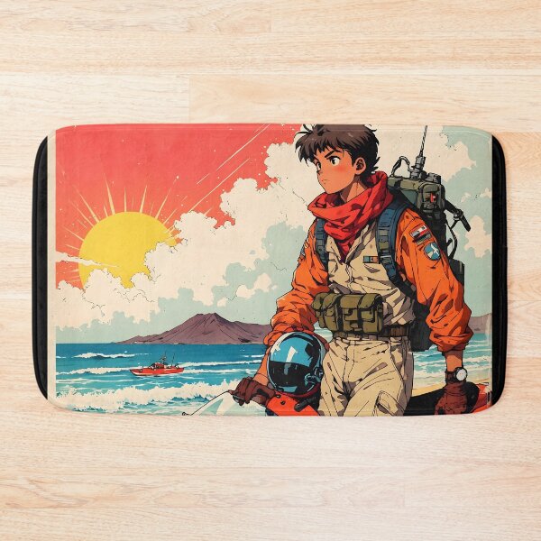 Item preview, Dakar Senegal Retro Anime Girl 80s Vintage Travel designed and sold by Retro-Anime9.