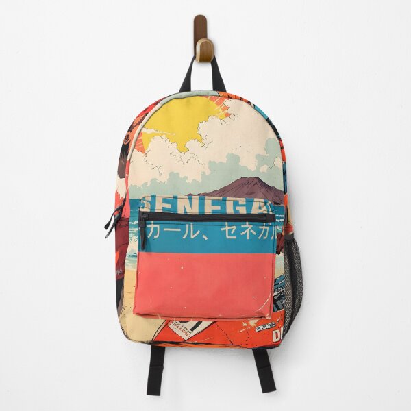 Item preview, Dakar Senegal Retro Anime Girl 80s Vintage Travel designed and sold by Retro-Anime9.