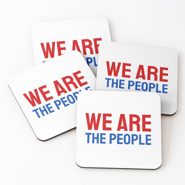 Item preview, We are The People red 2 blue designed and sold by VRedBaller.