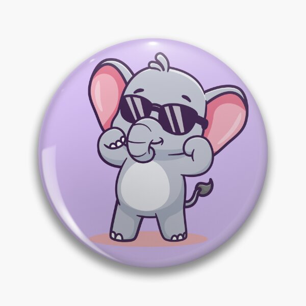 Item preview, Cool Elephant with Sunglasses designed and sold by HarbeShop.