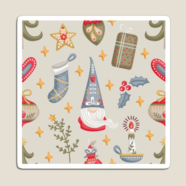 Item preview, Nordic Christmas Light Grey designed and sold by Lisetta Collection.
