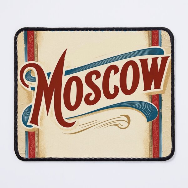 Item preview, Greetings from Moscow Russia Vintage Travel Retro Postcard Design designed and sold by TravelPostcardGems.