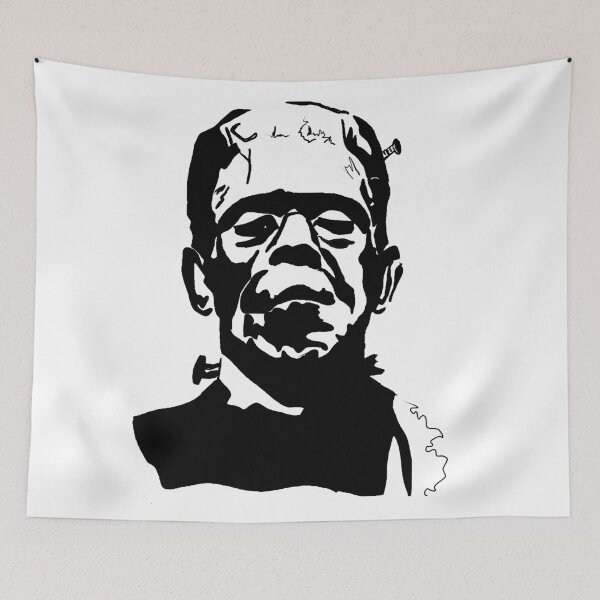 Item preview, Frankenstein bw designed and sold by LojaKeliPaes.