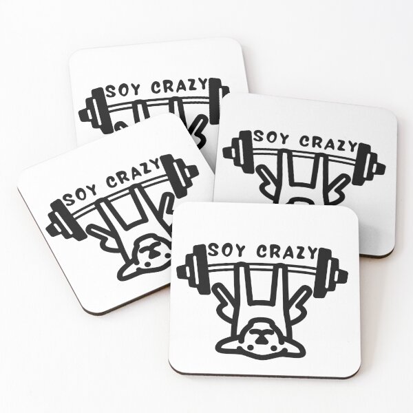 Item preview, SOY CRAZY WEIGHT LIFTER DOG designed and sold by ZMaria.