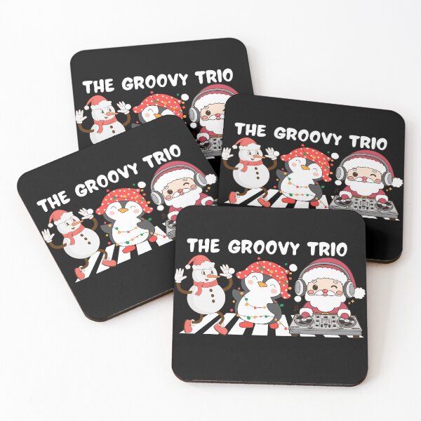 Item preview, The groovy trio Christmas  designed and sold by Artistusha.