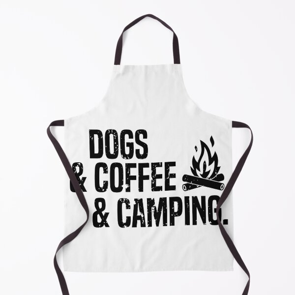 Item preview, Vintage Retro Design - Dogs, Coffee and Camping in Minimal Style designed and sold by pod24.