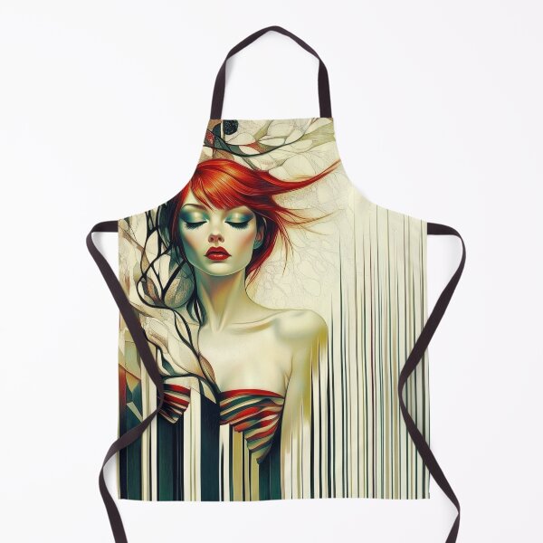 Item preview, Modern Girl No 4. Stripes and leaves. designed and sold by Shoot-The-Moon.