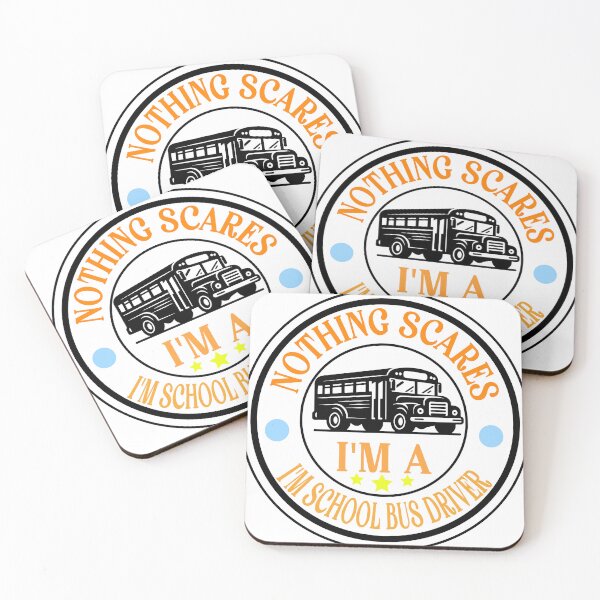 Item preview, You Can't Scare Me I'm a School Bus chauffeur driver designed and sold by limanol.