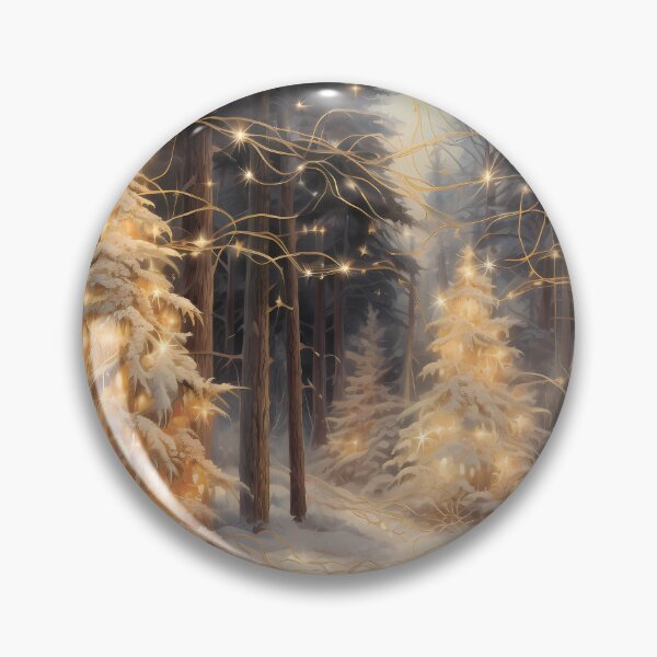 Item preview, Snowy forest.Winter landscape.Winter night. designed and sold by MagelliShop.