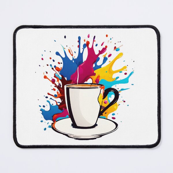 Item preview, Coffee Cup with Bright Paint Splash 6 designed and sold by Tom-Johnson.