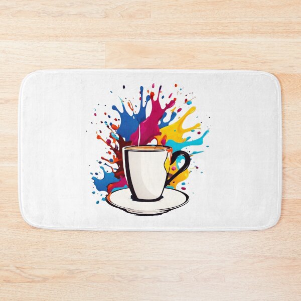 Item preview, Coffee Cup with Bright Paint Splash 6 designed and sold by Tom-Johnson.