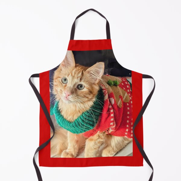 Item preview, Ginger kitten ready for Christmas designed and sold by Fluffycat2020.