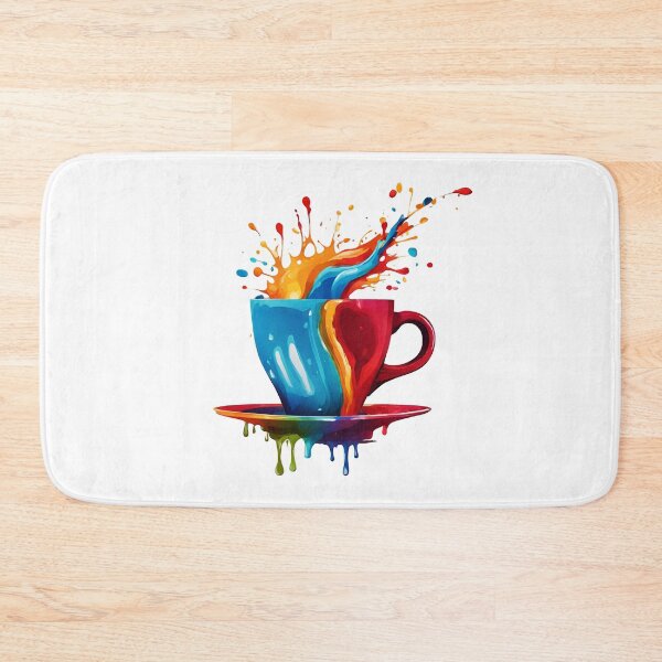 Item preview, Coffee Cup with Bright Paint Splash 7 designed and sold by Tom-Johnson.
