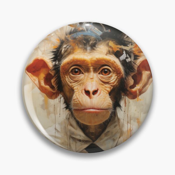Item preview, Chimpancé abstracto designed and sold by whitecat23.