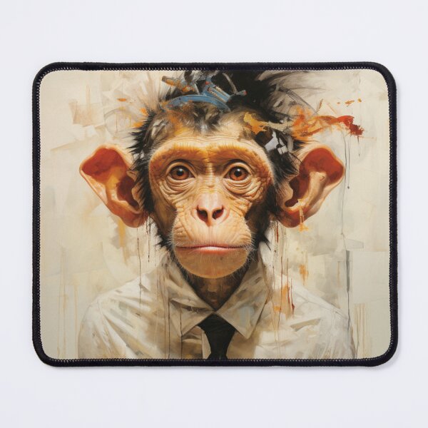 Item preview, Chimpancé abstracto designed and sold by whitecat23.
