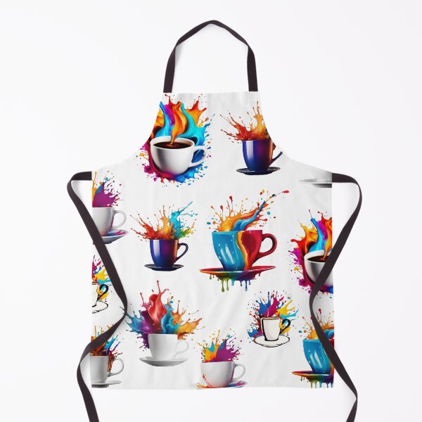Item preview, Coffee Cup with Bright Paint Splash Pattern 1 designed and sold by Tom-Johnson.