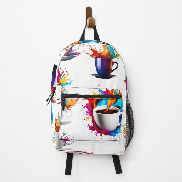 Item preview, Coffee Cup with Bright Paint Splash Pattern 1 designed and sold by Tom-Johnson.