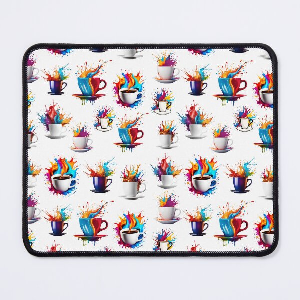Item preview, Coffee Cup with Bright Paint Splash Pattern 2 designed and sold by Tom-Johnson.