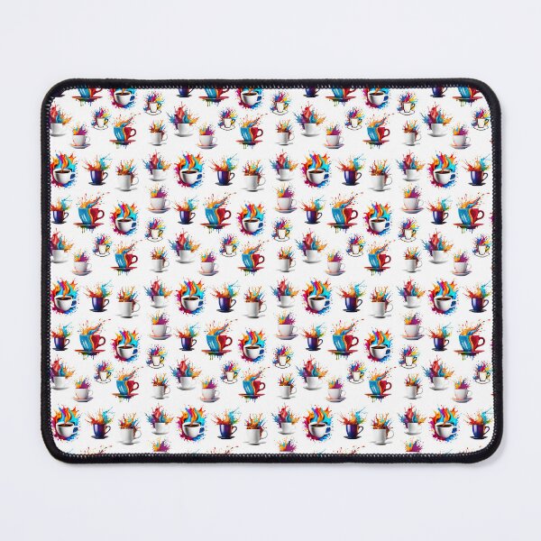 Item preview, Coffee Cup with Bright Paint Splash Pattern 3 designed and sold by Tom-Johnson.