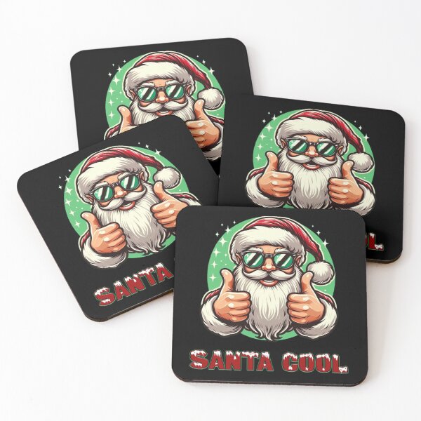 Item preview, Santa Cool designed and sold by StoneBluePlanet.