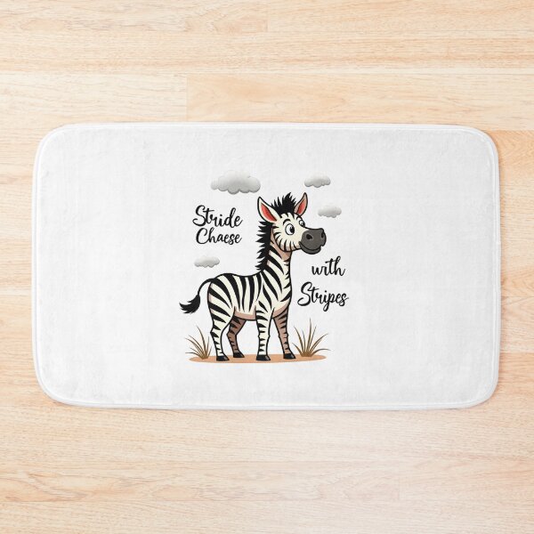 Item preview, Stride chaese with Stripes cute zebra designed and sold by FriendlyLlama.