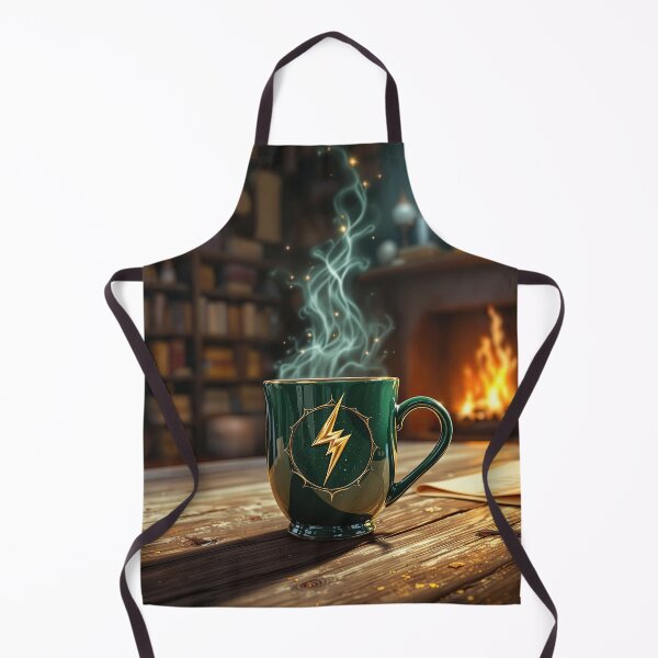 Item preview, Mystical Mug in Cozy Library Setting designed and sold by artwaves.