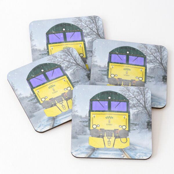 Item preview, Class 57 locomotive christmas card designed and sold by TrainFanatic.