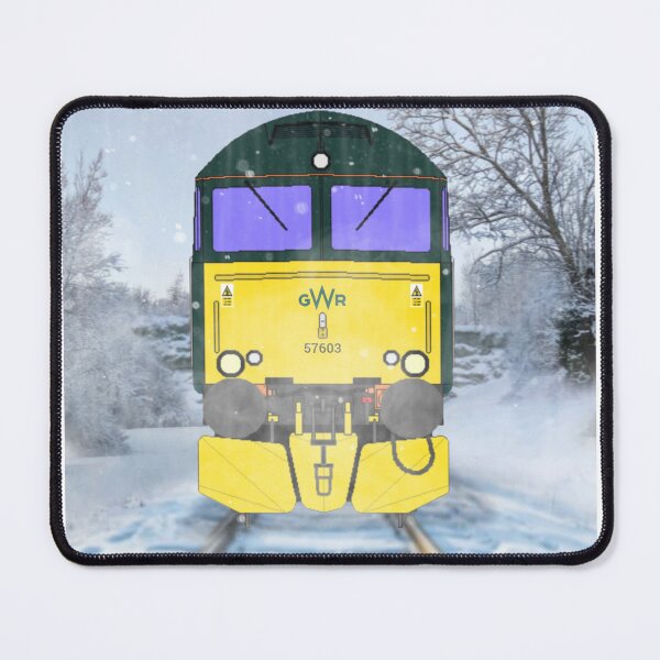 Item preview, Class 57 locomotive christmas card designed and sold by TrainFanatic.