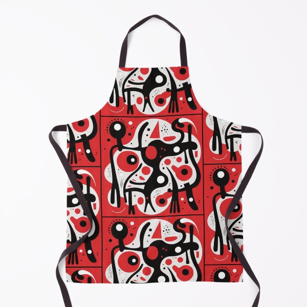 Item preview, Abstract art in red, white and black number 1 designed and sold by Harry Wibier.