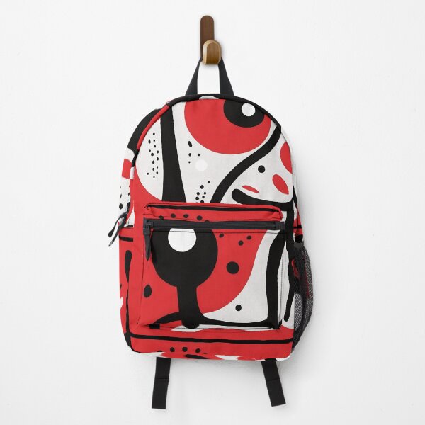 Item preview, Abstract art in red, white and black number 1 designed and sold by Harry Wibier.