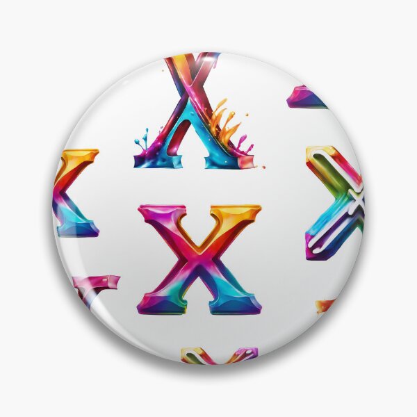Item preview, Colorful 3D Letter X Pattern 1 designed and sold by Tom-Johnson.