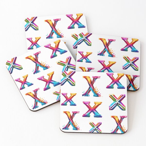 Item preview, Colorful 3D Letter X Pattern 1 designed and sold by Tom-Johnson.